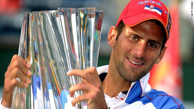 Novak Djokovic at the 2011 Indian Wells